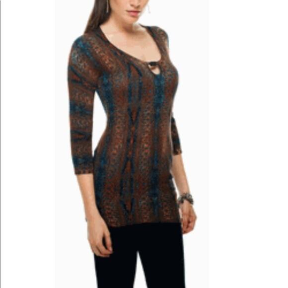 Alberto makali cognac Top - Picture 1 of 6